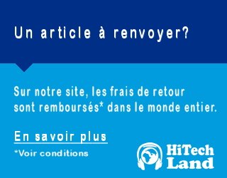 Frais de retours remboursés sur HiTech Land