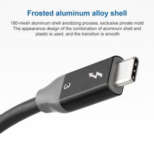 Câble de données à double coude A9 100 W USB-C/Type-C vers USB-C/Type-C, longueur : 1 m