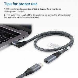 Lot De 100 Câbles USB Type-C 1m Noir - Qualité AAA - Neuf Pour Professionnels Ou Revente