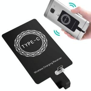 Récepteur de charge sans fil standard Qi 5 V 800 mA avec port USB-C/Type-C