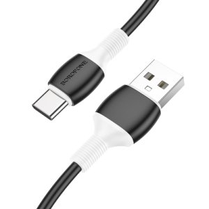 Borofone BX84 1m 3A USB to USB-C / Type-C Rise Charging Data Cable