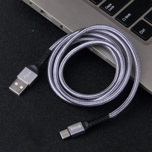 IVON CA89 2.1A USB to USB-C / Type-C Braid Fast Charge Data Cable