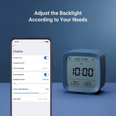 Xiaomi QingPing Bluetooth Alarm Clock Temperature Humidity Sensor