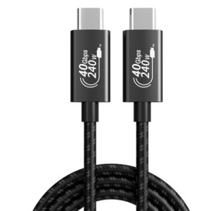 PD240W 40Gbps Dual Type-C USB4 Compatible Fast Charging Data Cable
